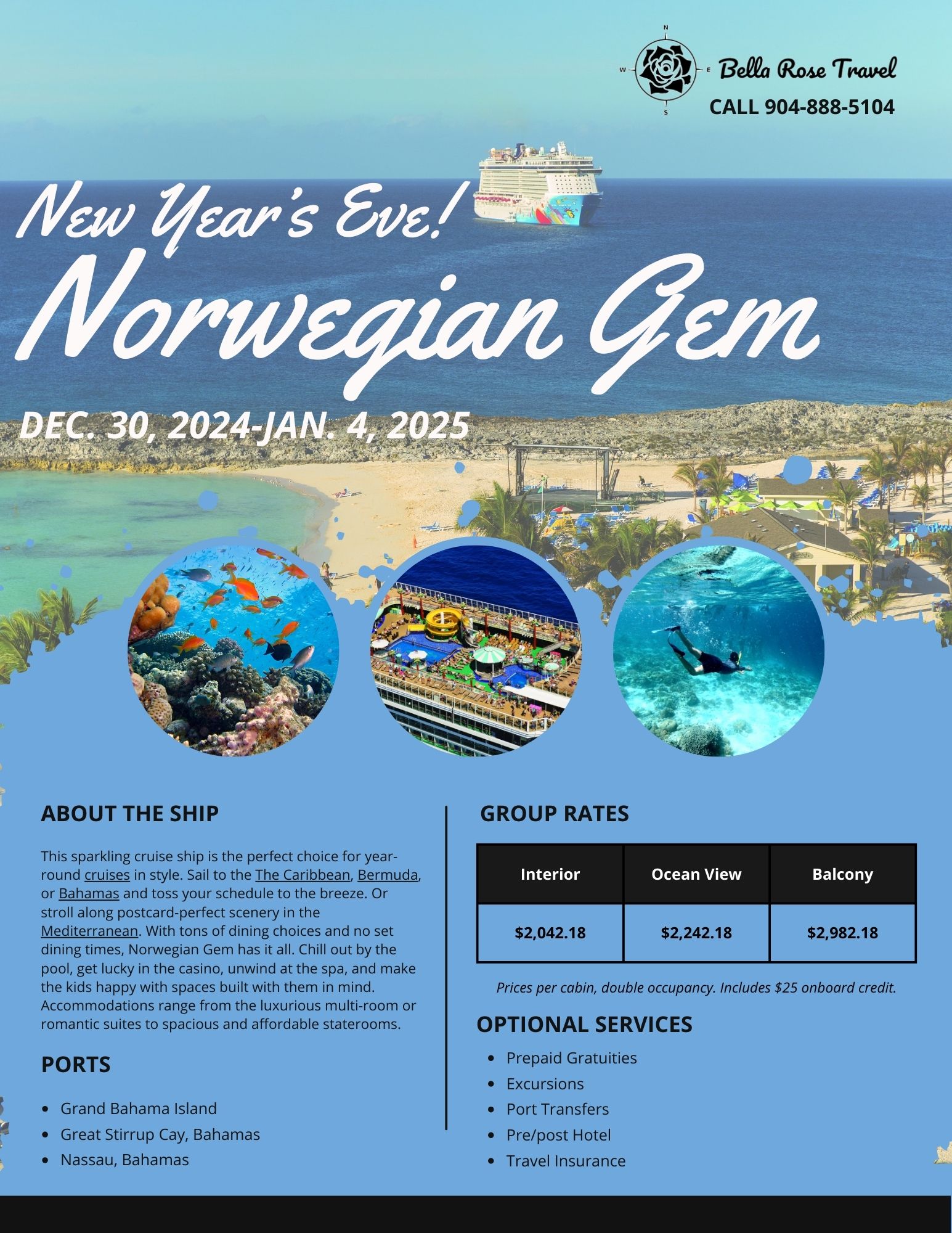 norwegian gem thanksgiving cruise